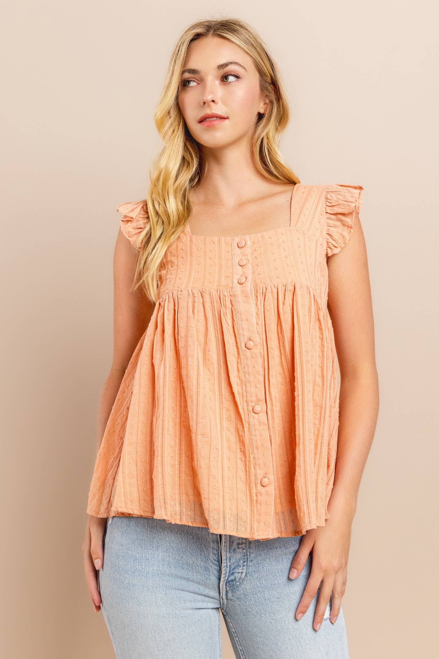 Baby Doll Ruffle Top
