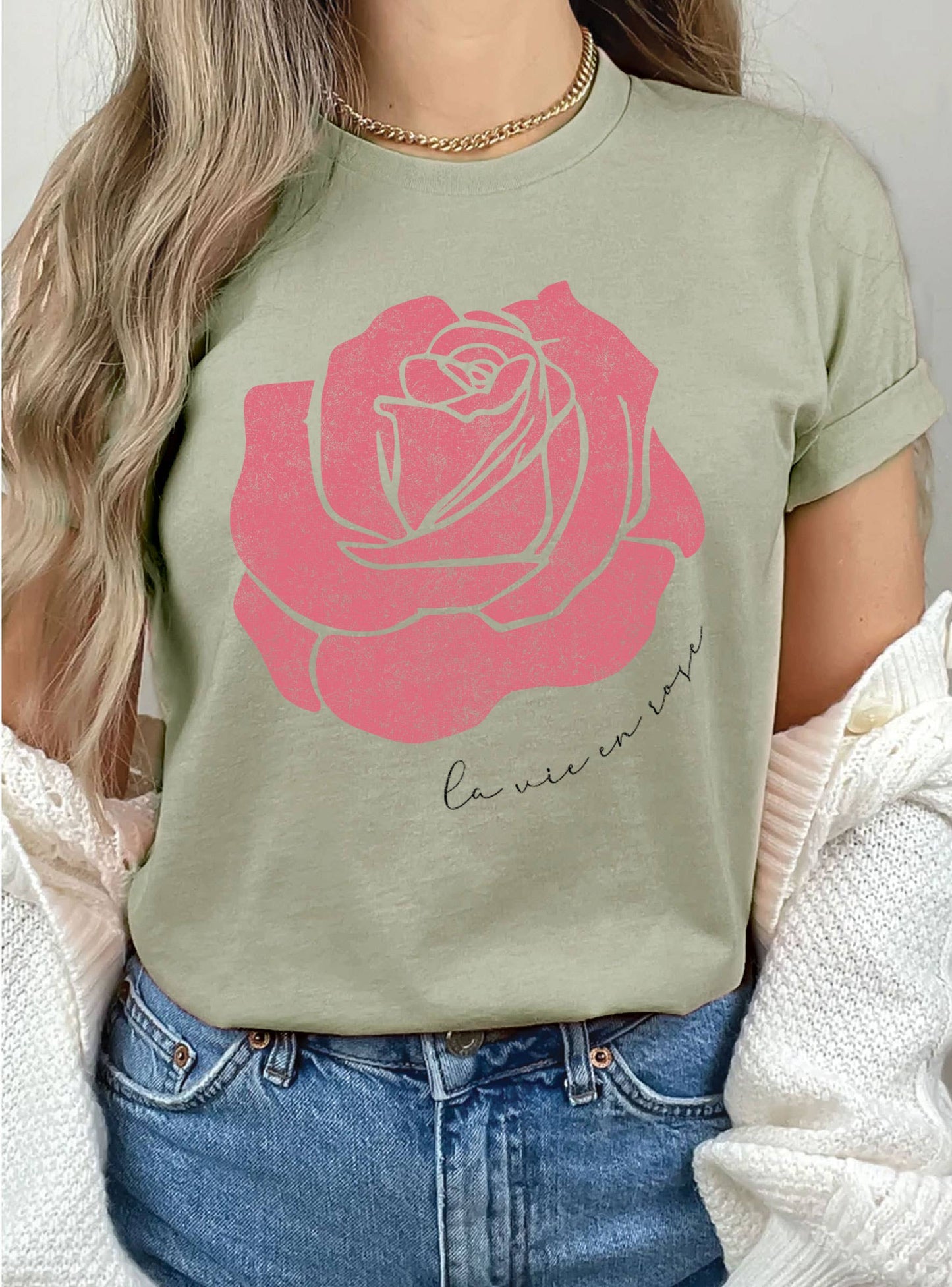 LA VIE EN ROSE GRAPHIC TSHIRTS