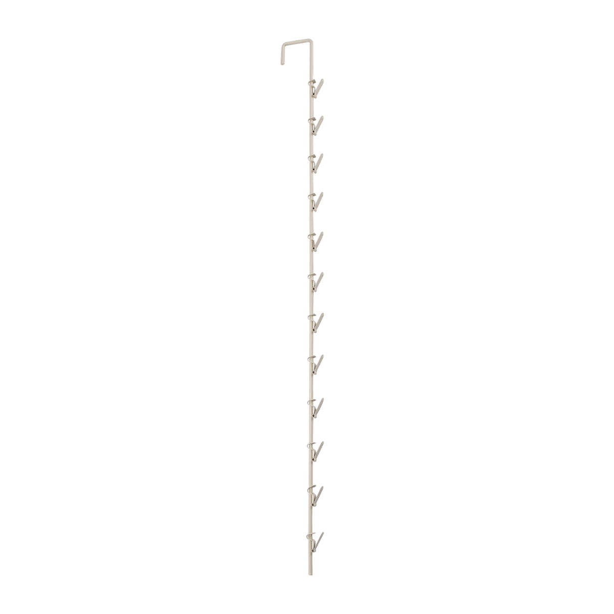 Metal Spring Clip 12 Hook Merchandiser Strip - 32"L