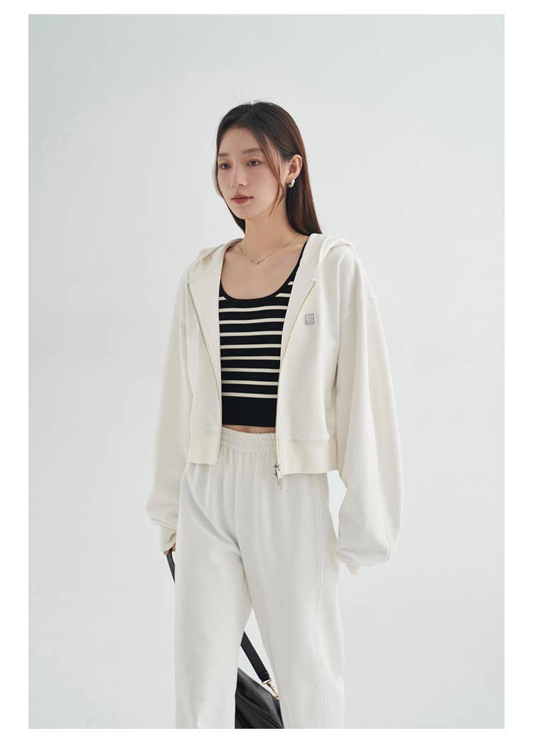 Striped Knit U-Neck Tank