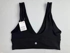 BLACK LULULEMON ALIGN V NECK BRA-A/B NWT