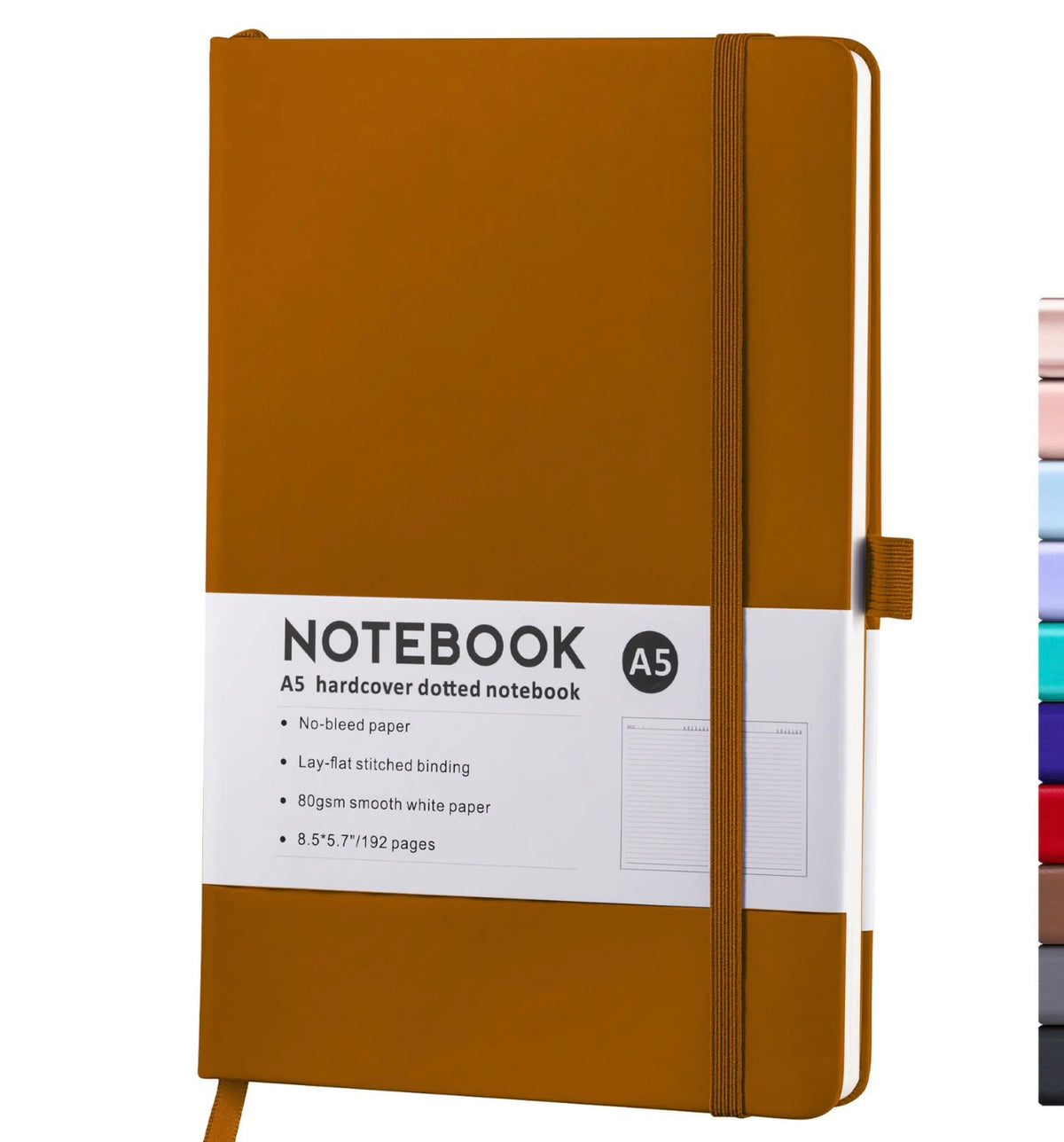 Hardcover leather journal