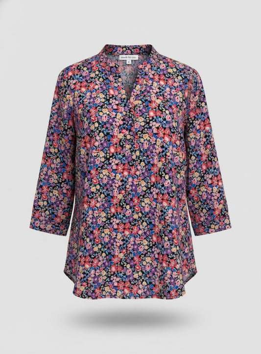 Flowing Floral Long Sleeve