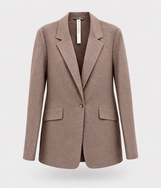 Lululemon relaxed fit twill blazer