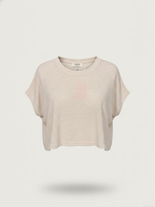 Zenana knit crop top