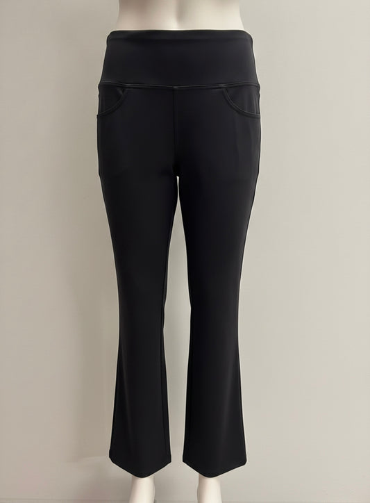 Halara Black Flared Leggings W/ Pockets