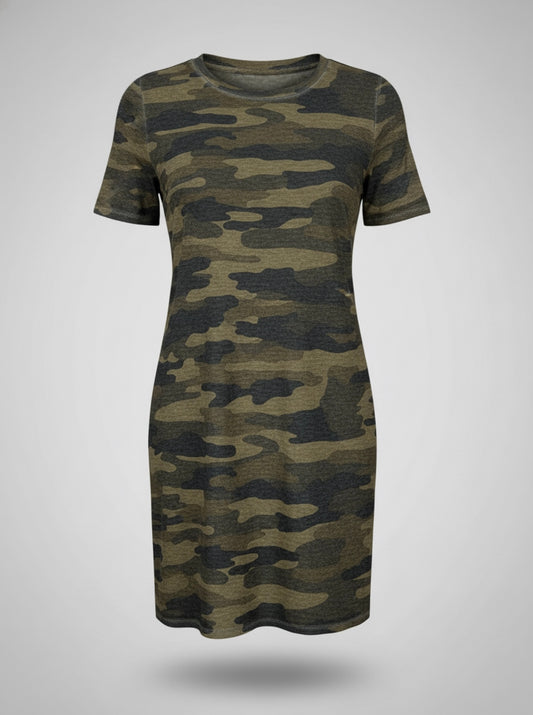 Camo T-Shirt Dress