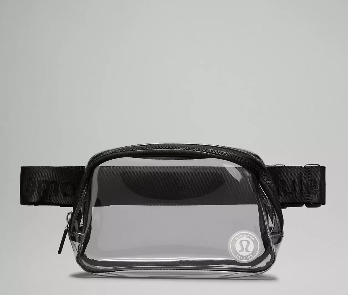everywhere belt bag clear