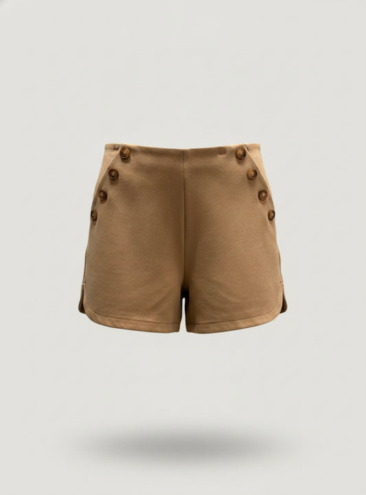 Halara Button Dress Shorts