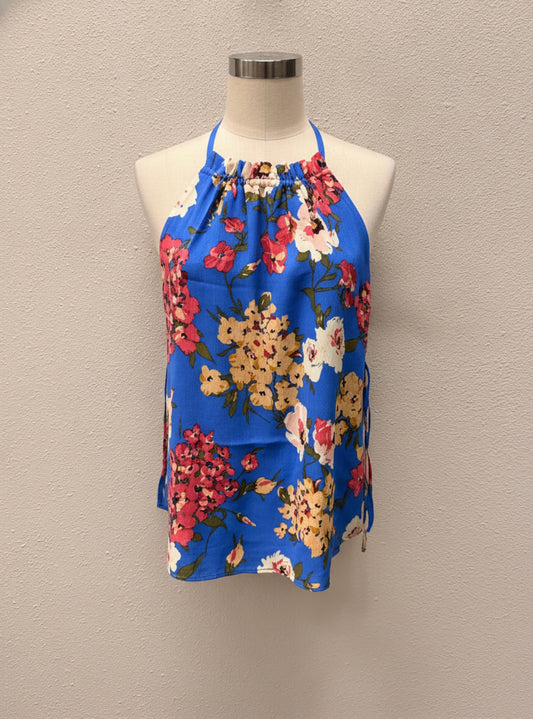 Inmod ruffle neck tank