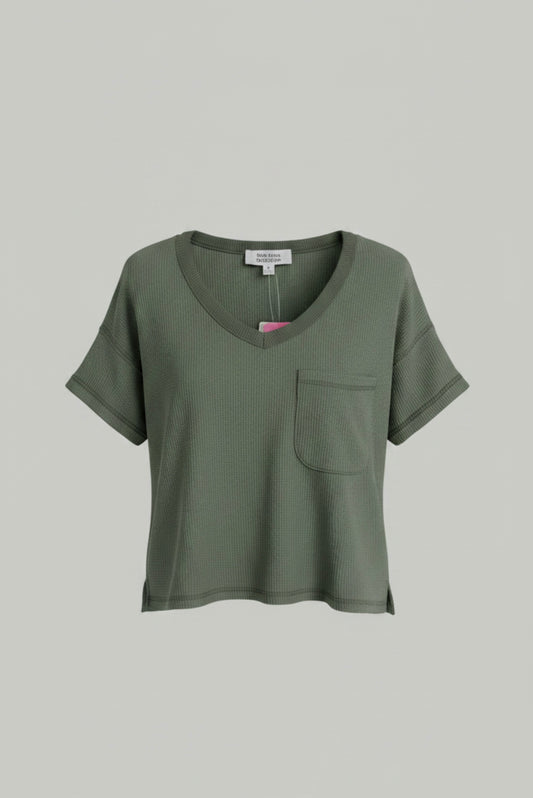 Slow drives cropped shirt