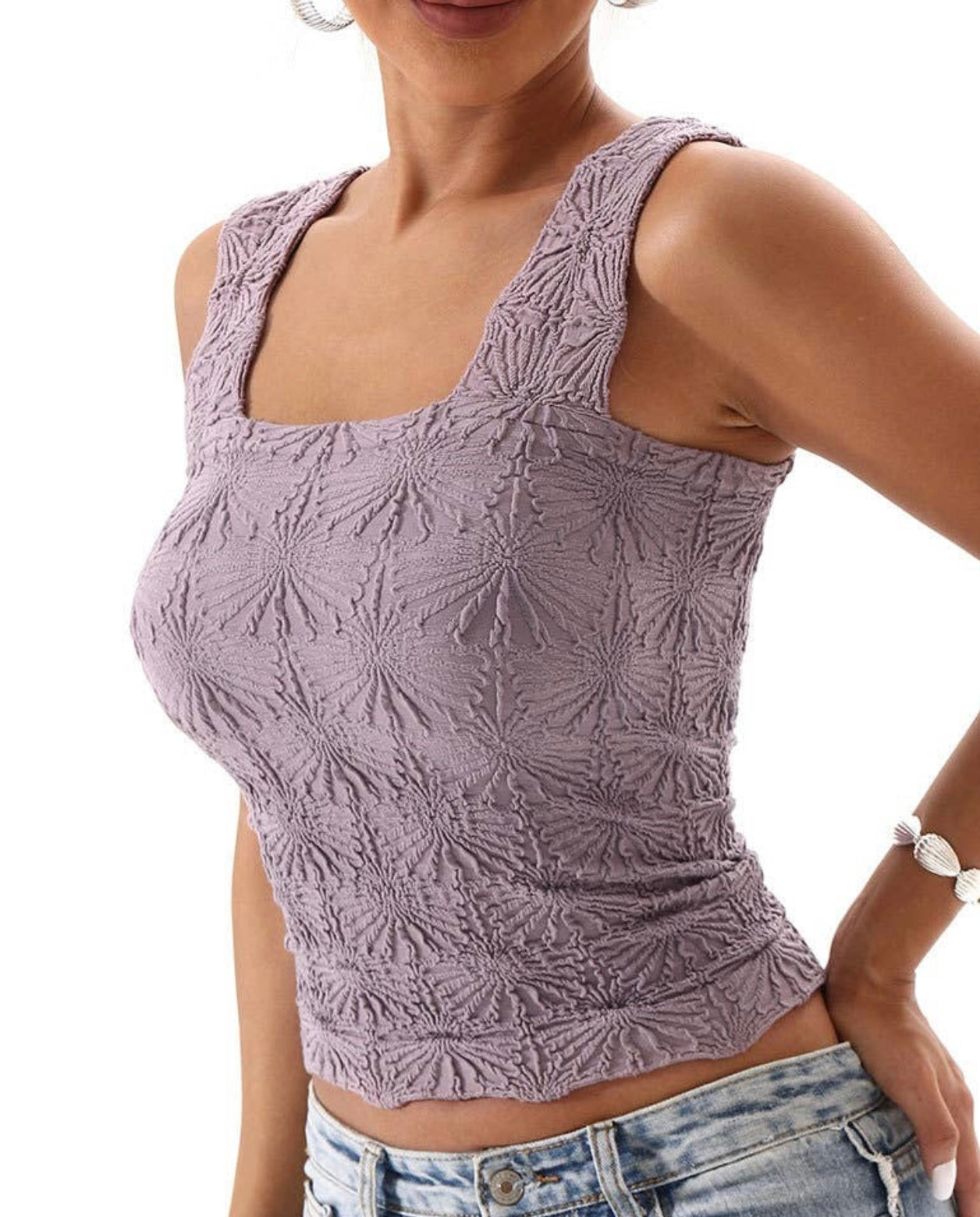 hope and sunshine knit tank top