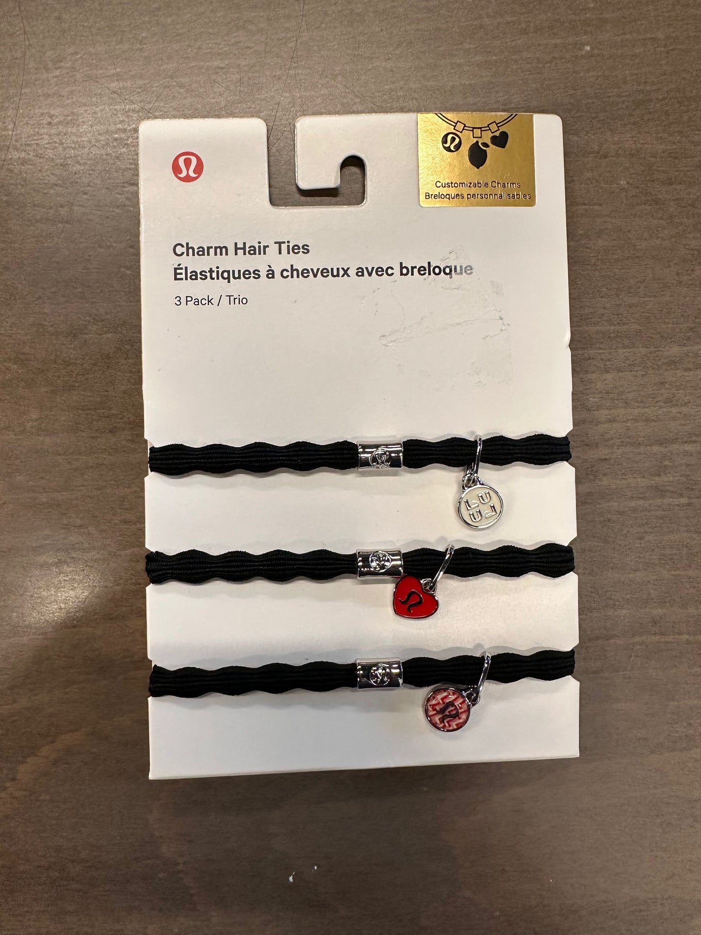 Lululemon charm hair ties