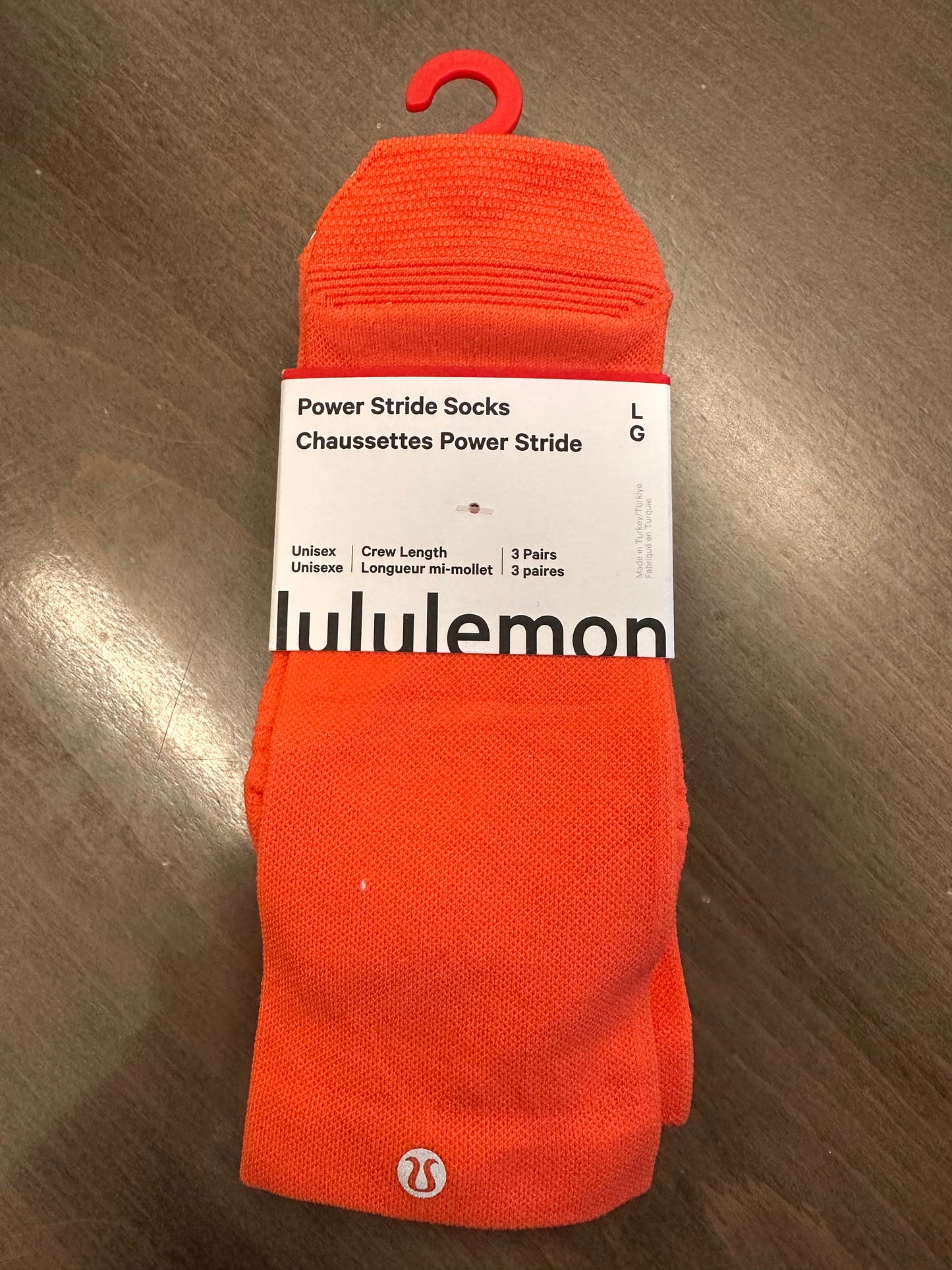 Lululemon power stride socks