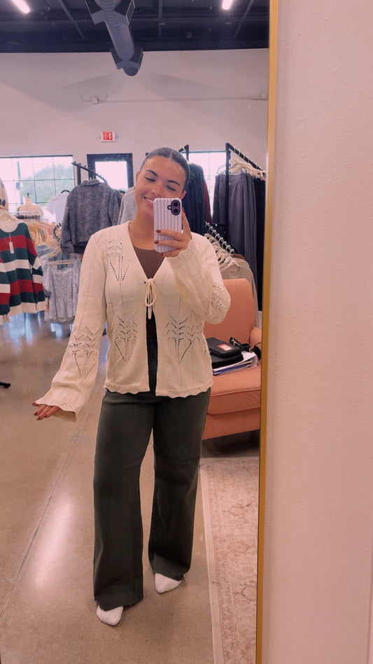Zenana crochet sweater
