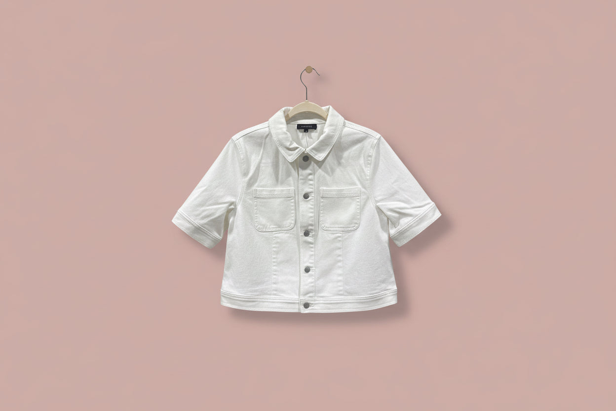 Talbots Short Sleeve Jean Jacket