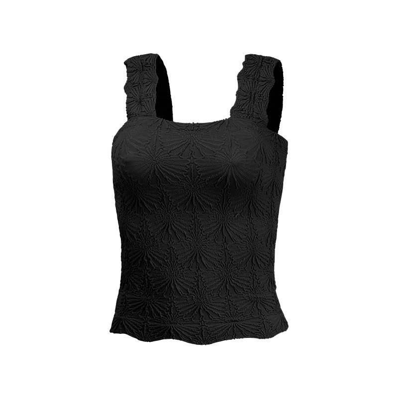 Jacquard Knit Tank Top