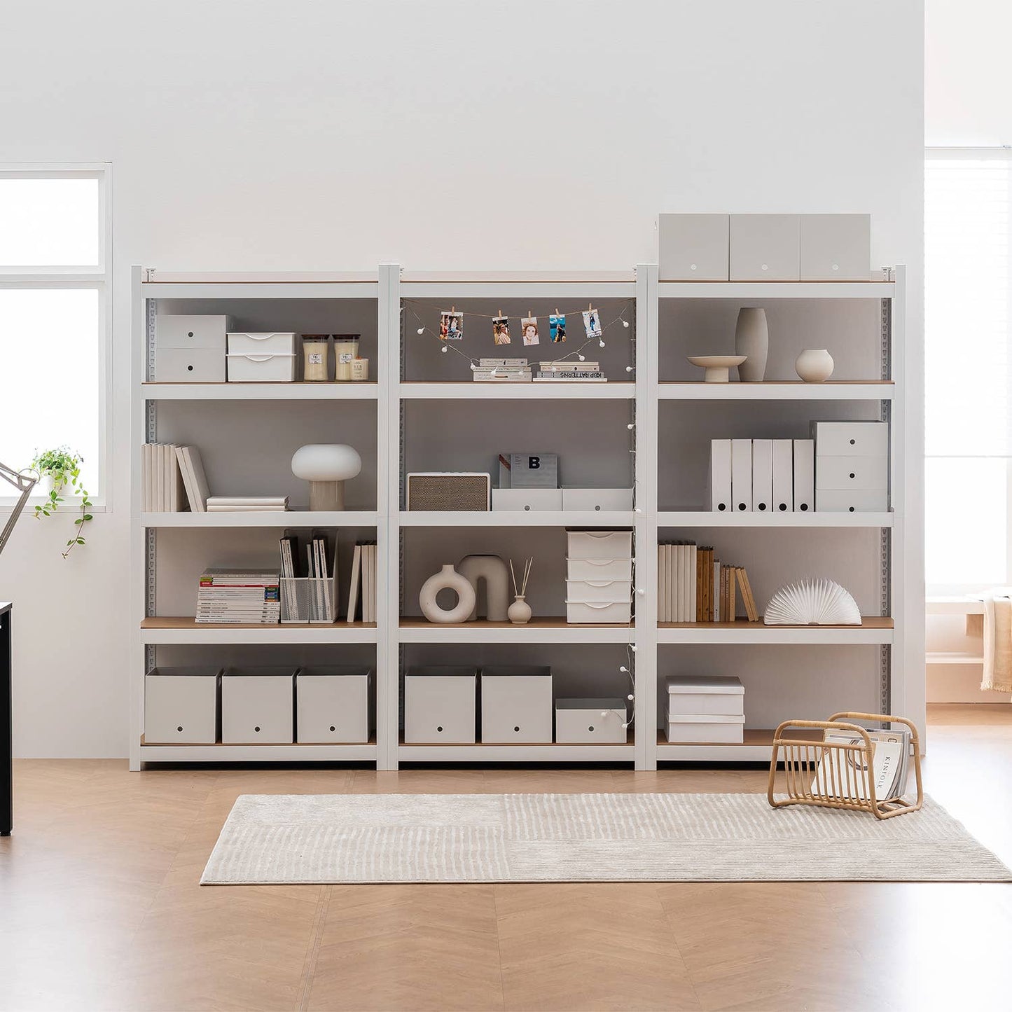 36"W 5-Tier Shelf for Closet, Pantry & Home Office, 1Pack