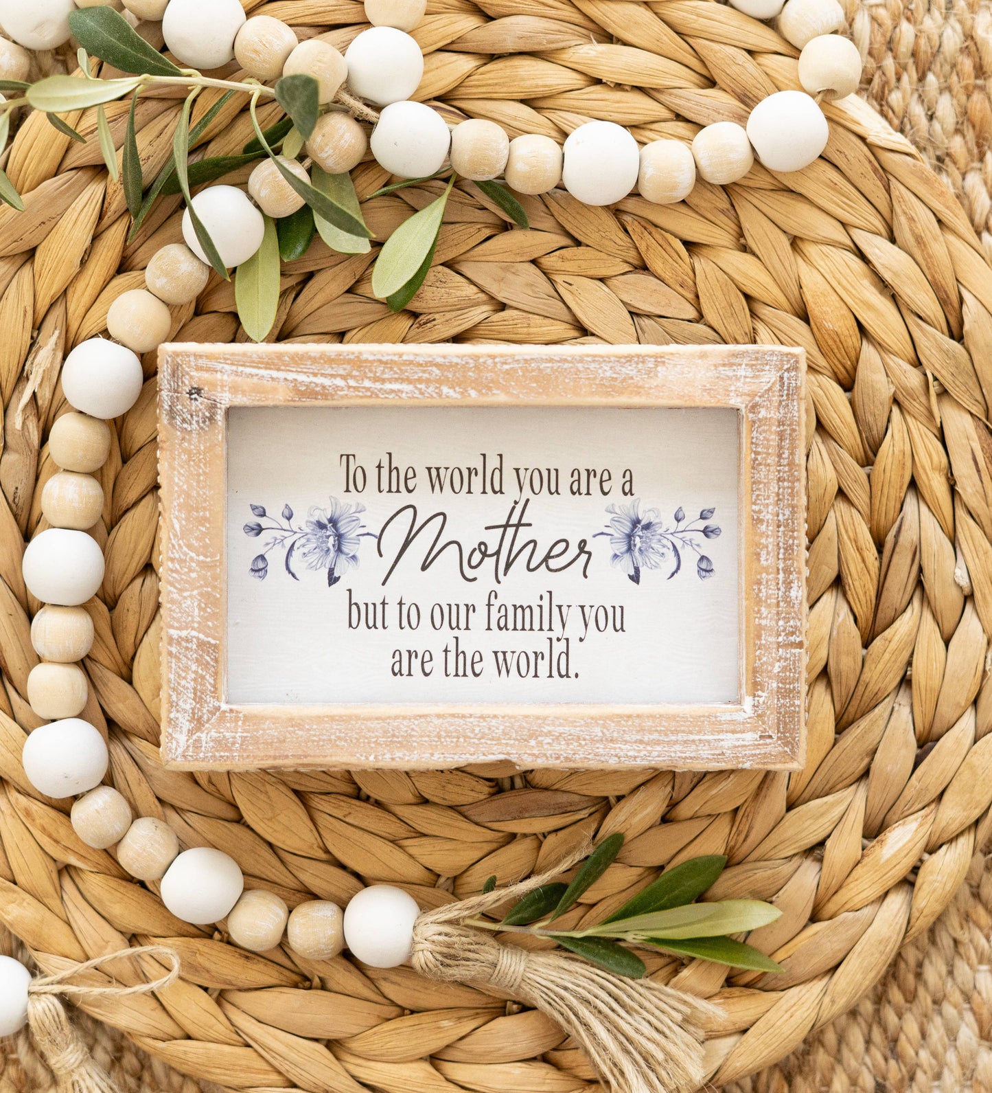 12622 - 6x4 rvs wood sign (MOTHER/BLESSING) MOTHER'S DAY