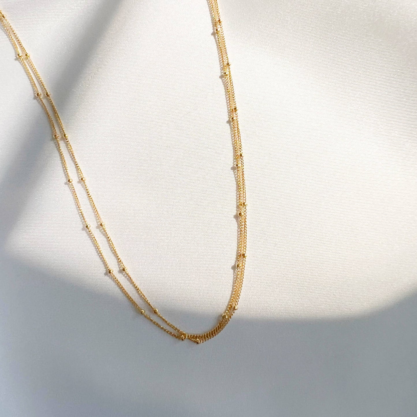 Avalon Satellite Gold Filled Necklace