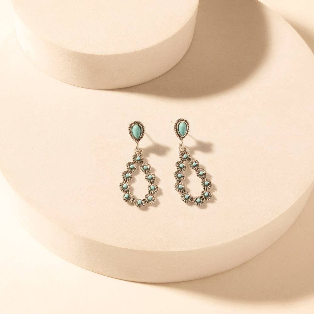 Bluebonnet Trail Teardrop Earrings for Women
