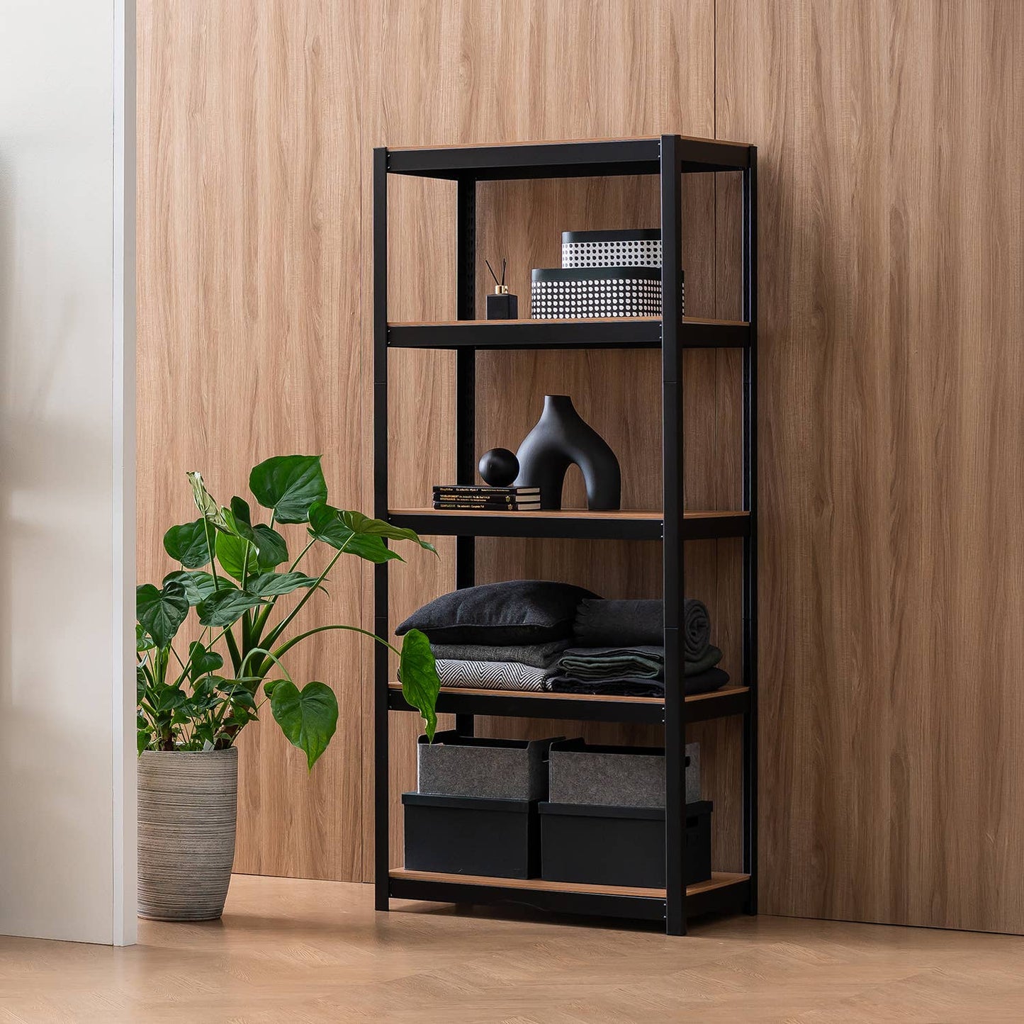 36"W 5-Tier Shelf for Closet, Pantry & Home Office, 1Pack