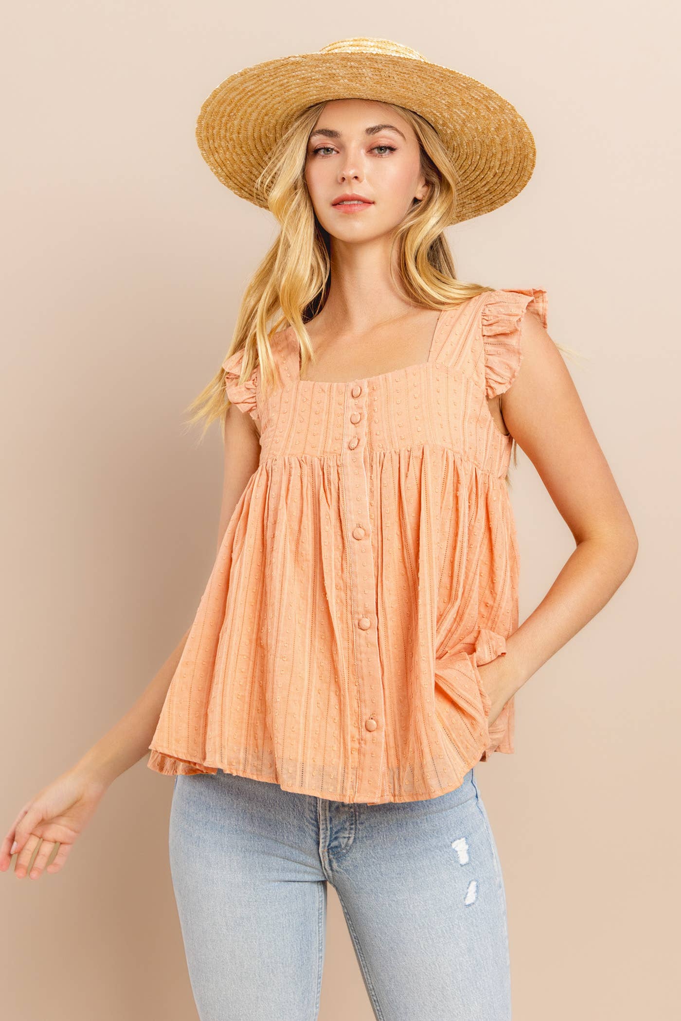 Baby Doll Ruffle Top