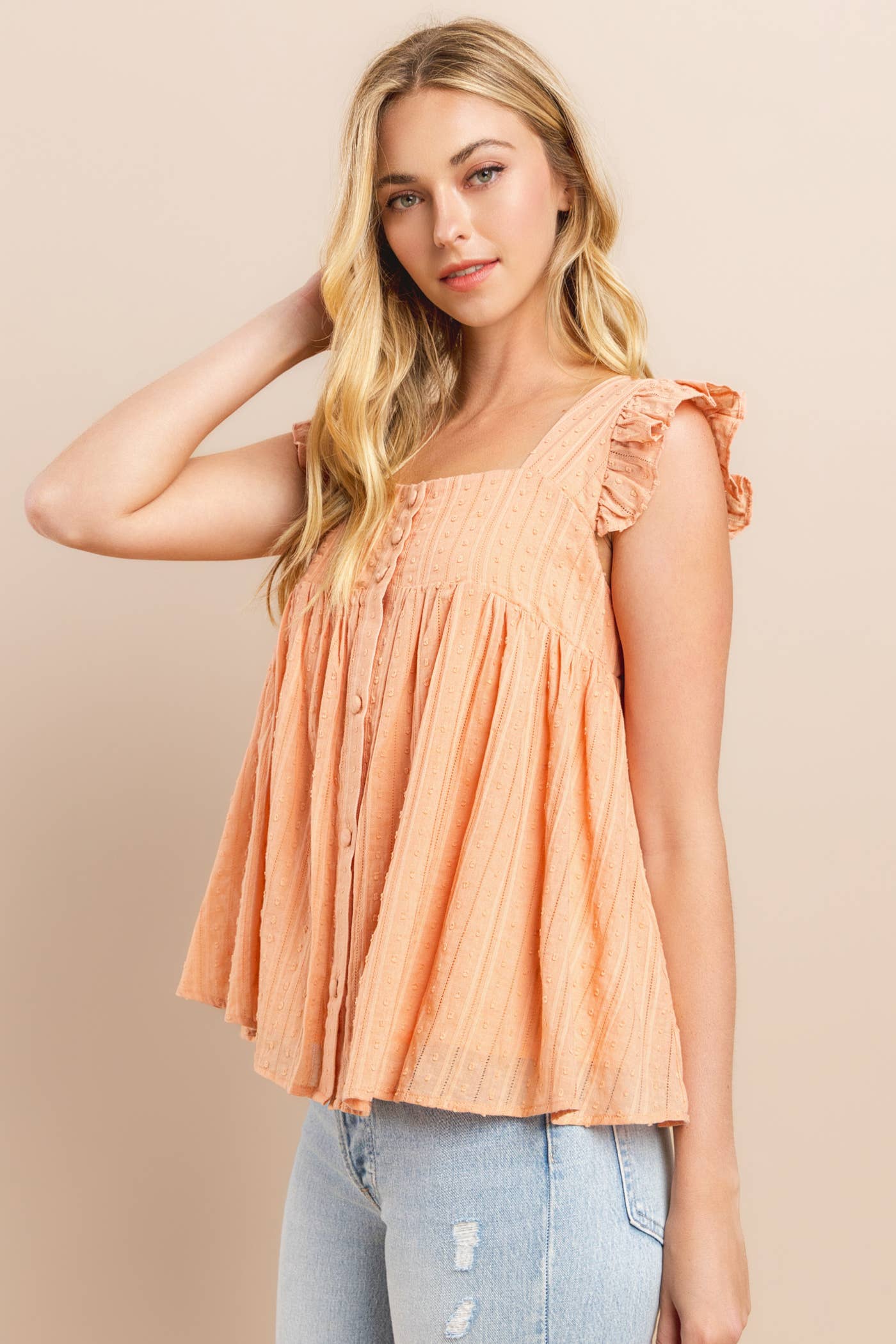 Baby Doll Ruffle Top