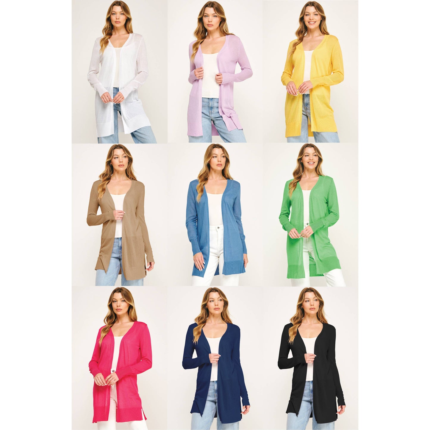 BASIC EVERYDAY AIRY CARDIGAN