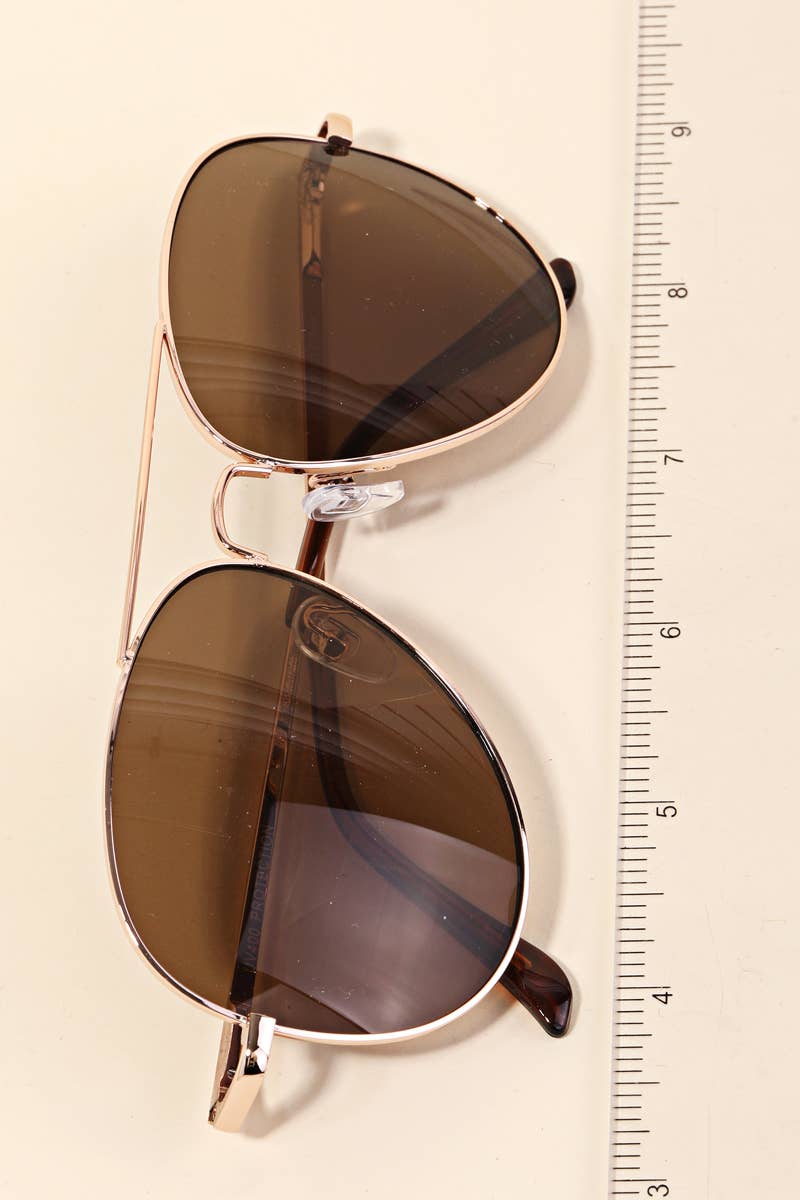 Classic Gold Rimmed Sunglasses