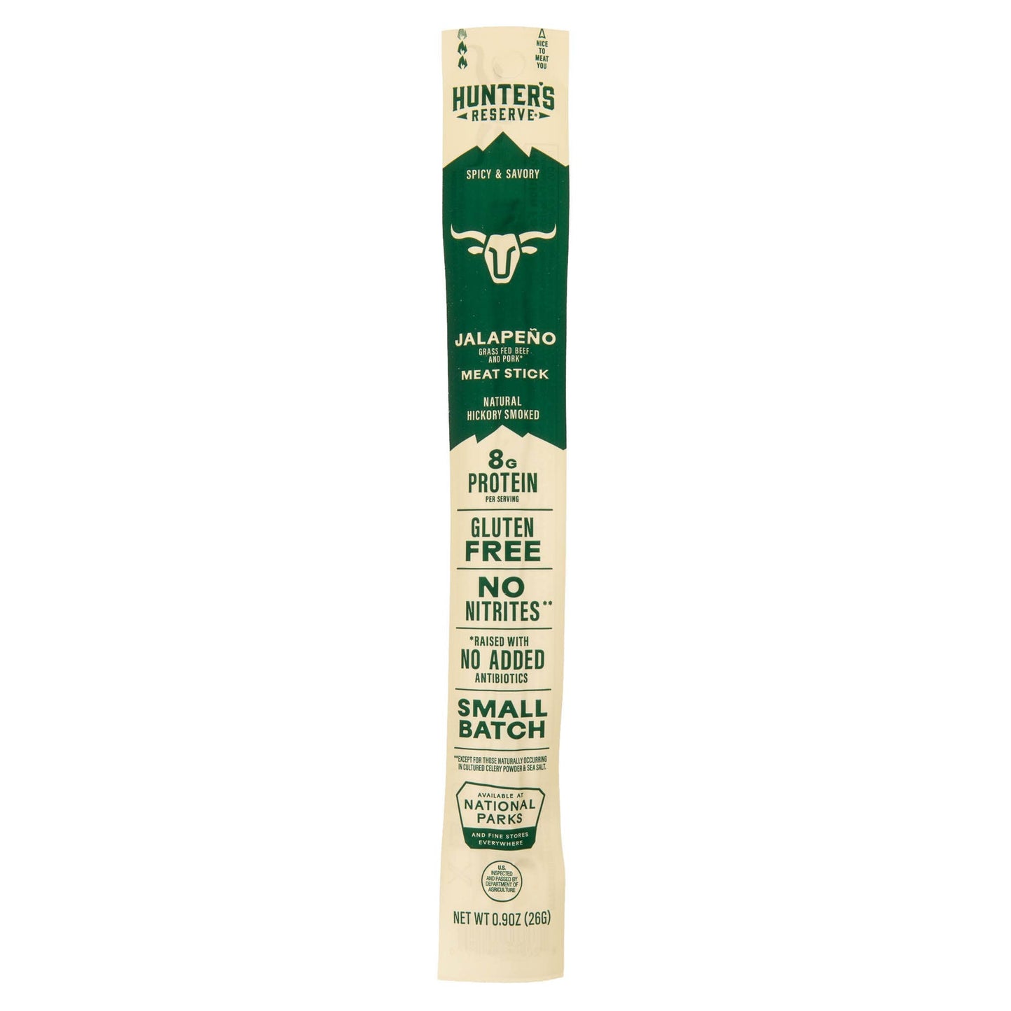 Jalapeño Grass Fed Beef Meat Sticks - 24 Pack