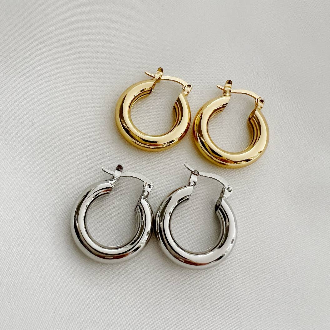 Erin Gold Filled Hoops Earrings