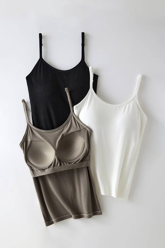 Modal Padded Longline Camisole Top