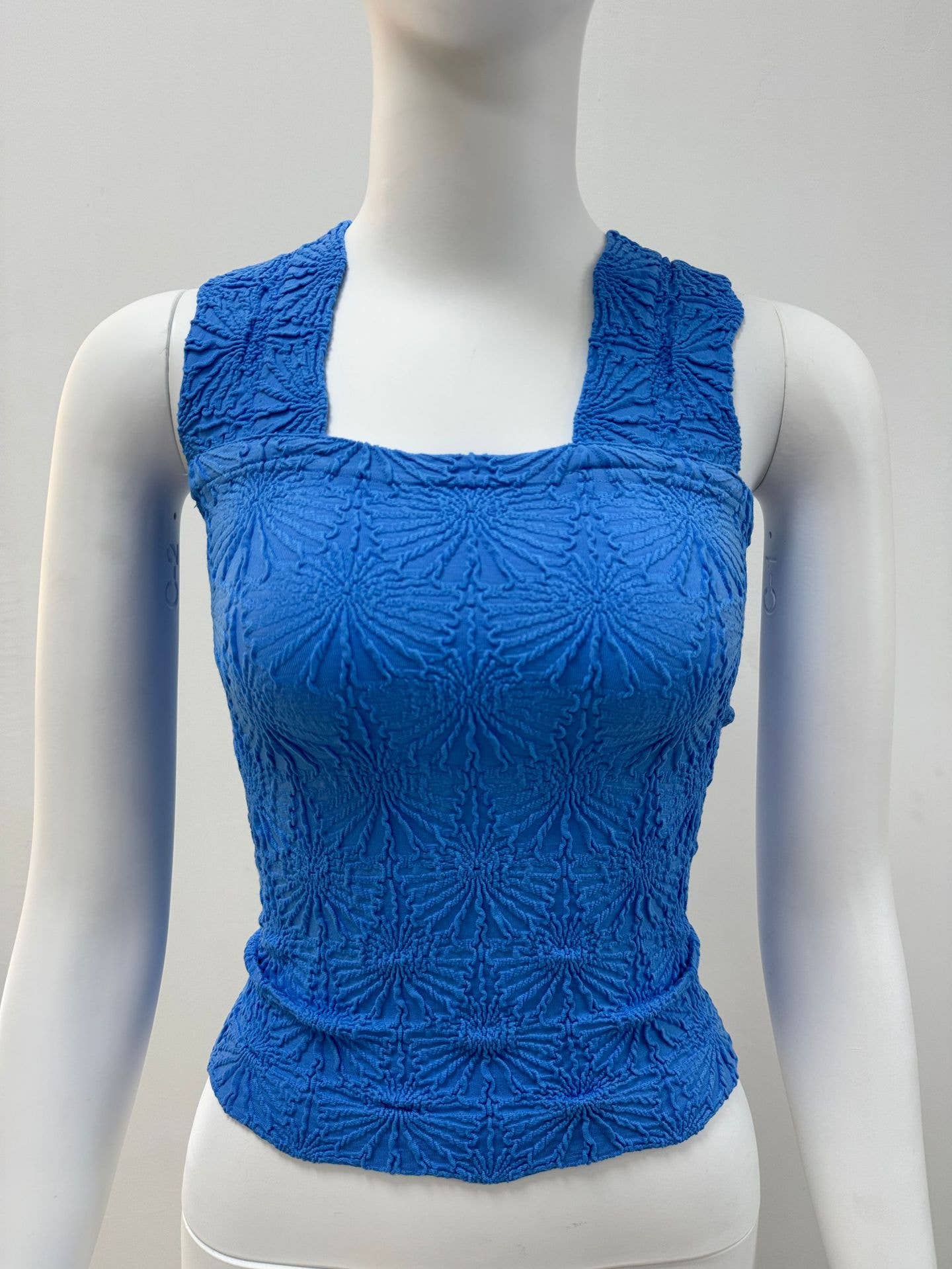 Jacquard Knit Tank Top
