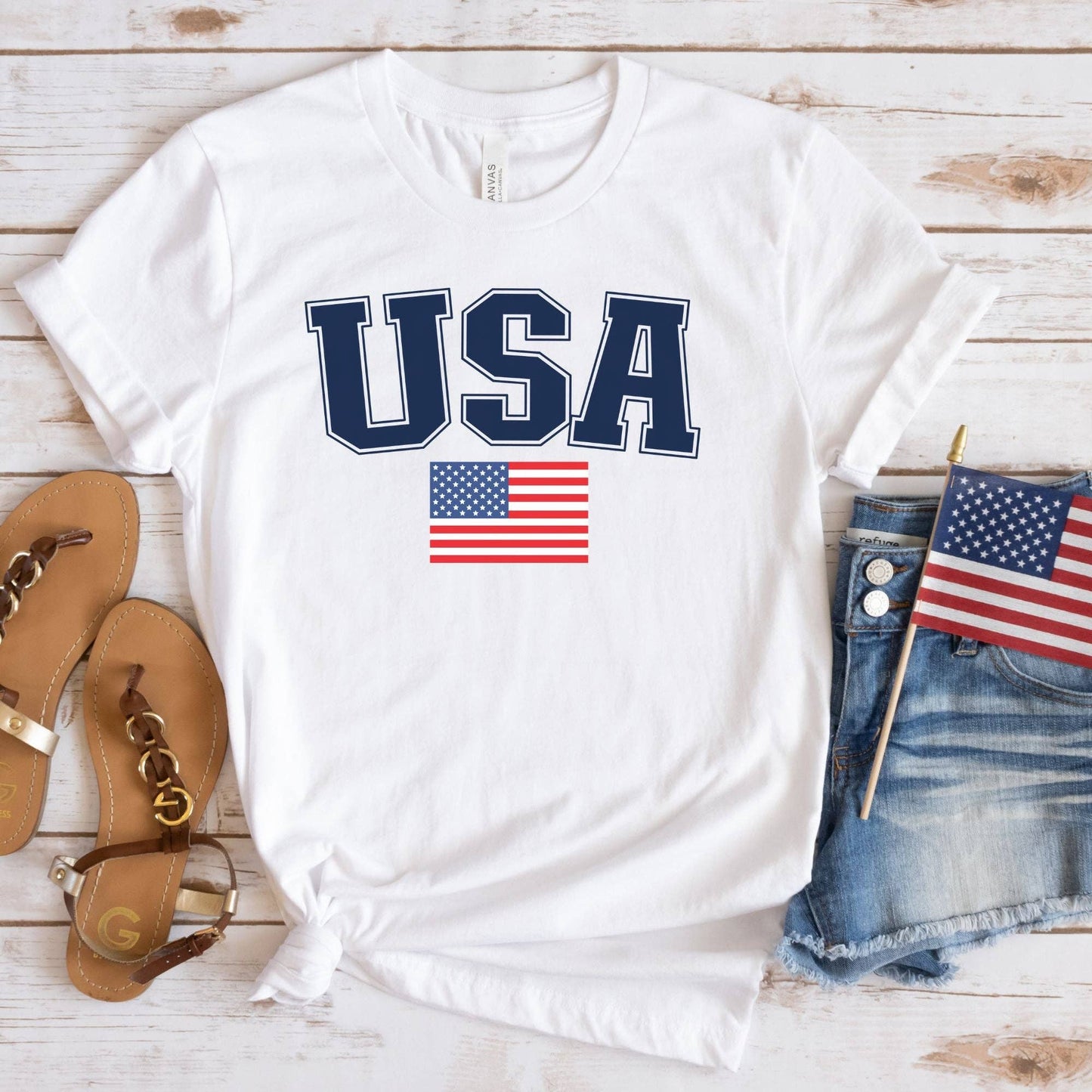 USA Flag Tee