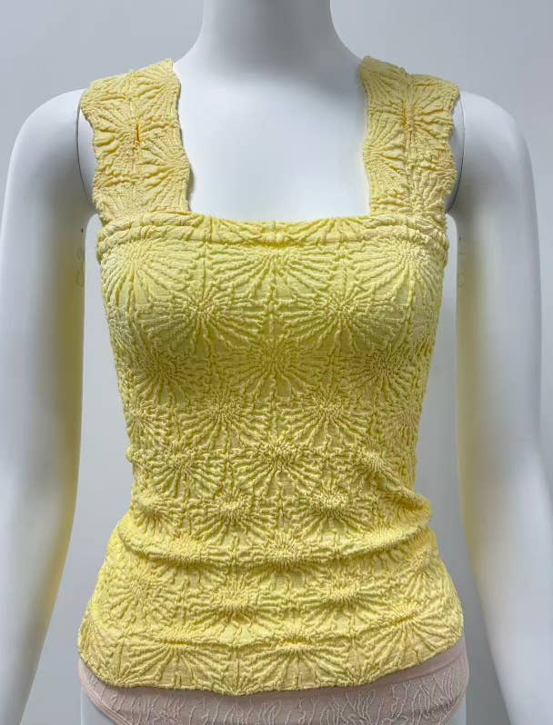 Jacquard Knit Tank Top