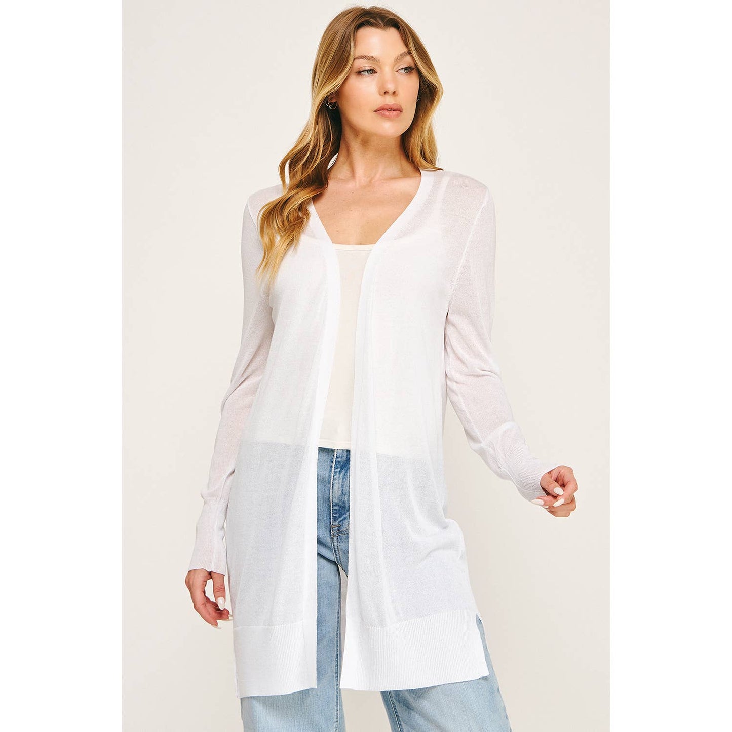 BASIC EVERYDAY AIRY CARDIGAN