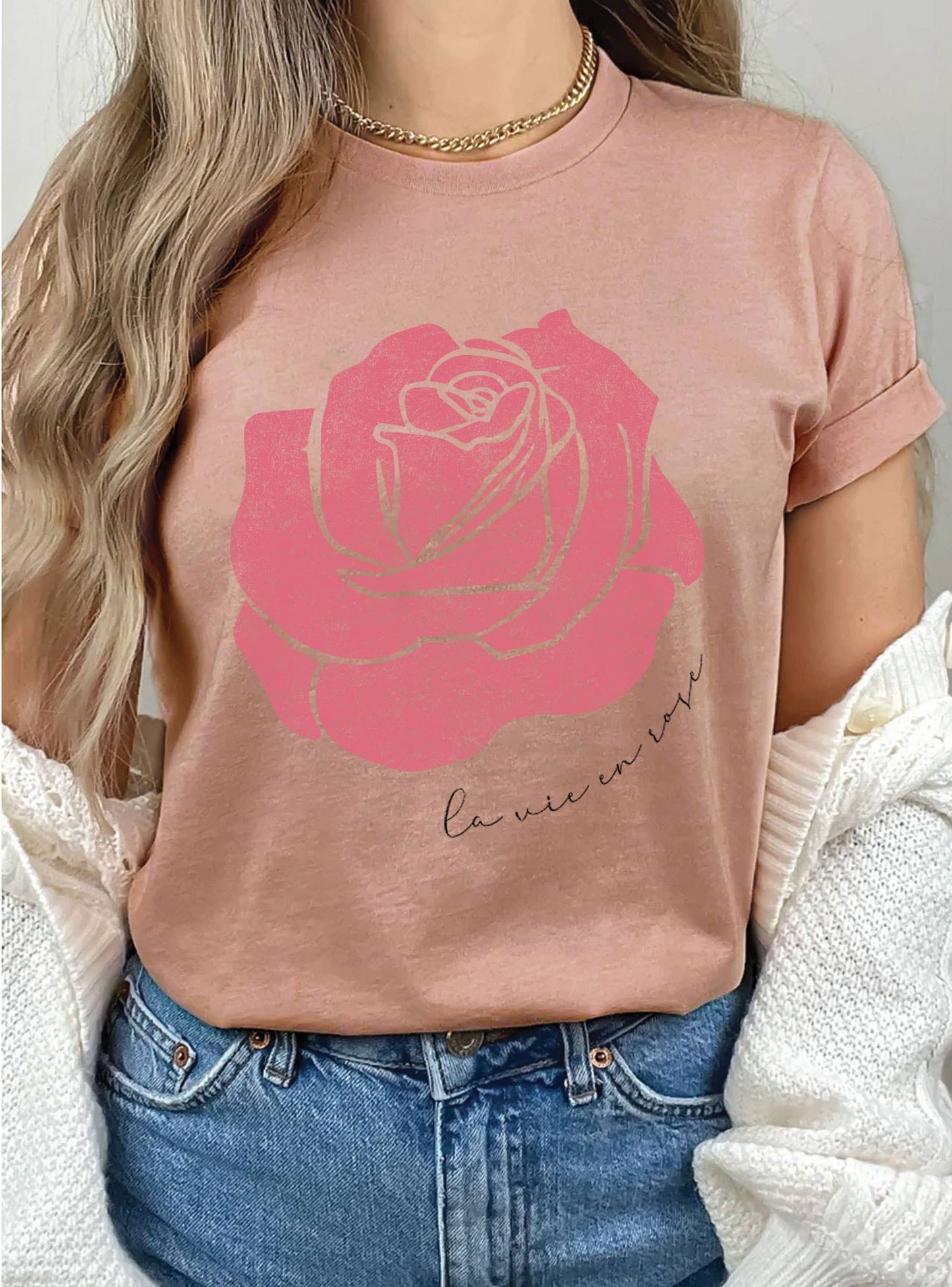 LA VIE EN ROSE GRAPHIC TSHIRTS