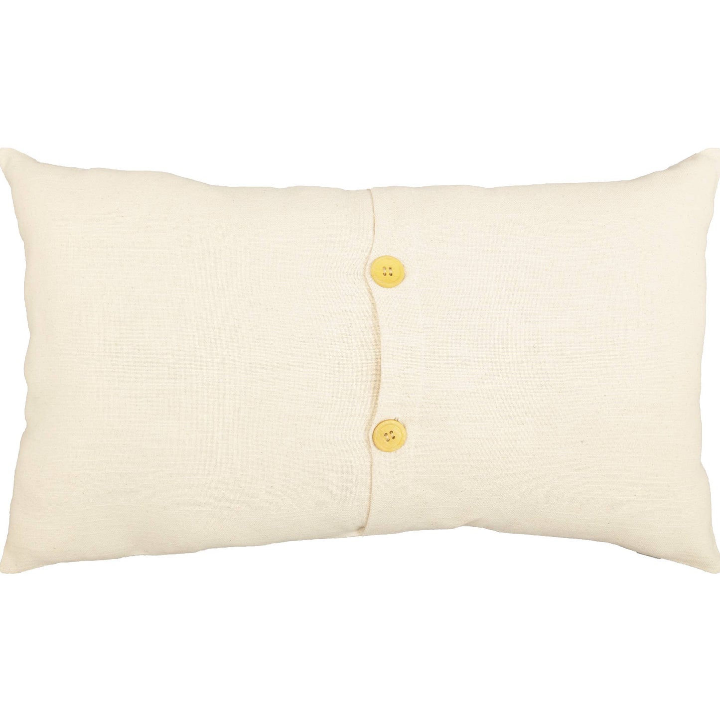 Stenciled Flag Pillow Cover 25Lx15W