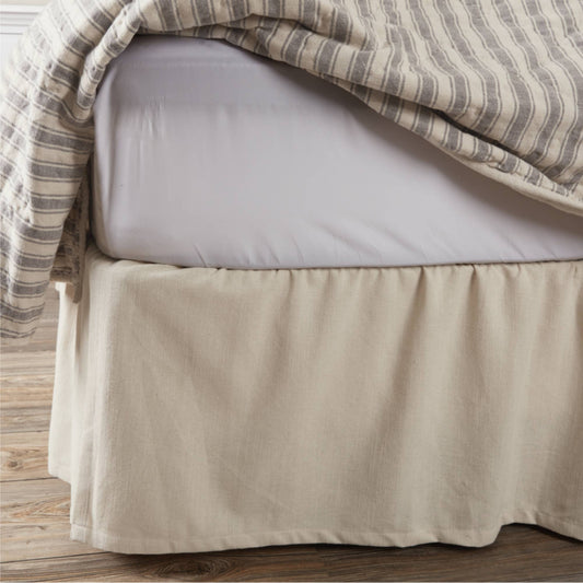 Marketplace Natural Queen Bed Skirt 80Lx60Wx16