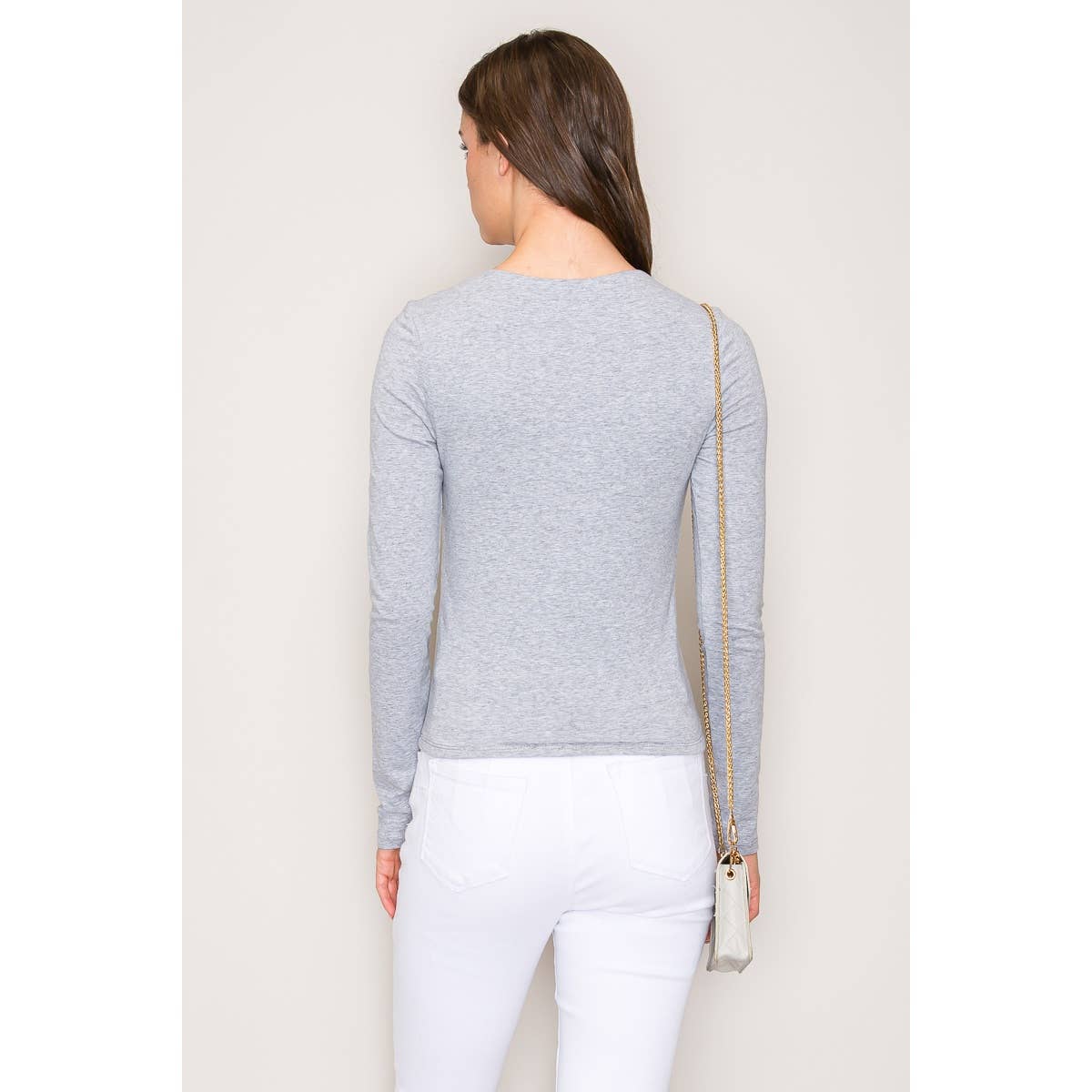 Double Layer Cotton Long Sleeves Top