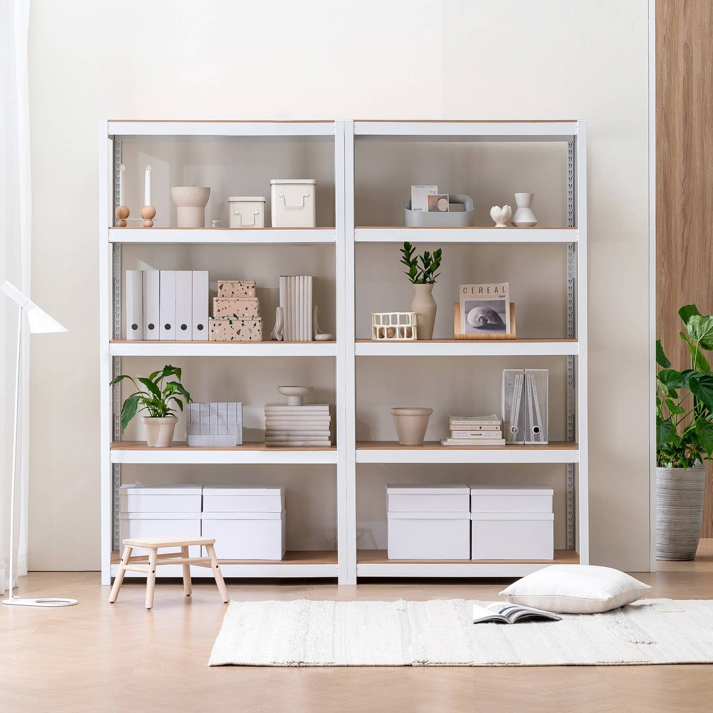 36"W 5-Tier Shelf for Closet, Pantry & Home Office, 1Pack