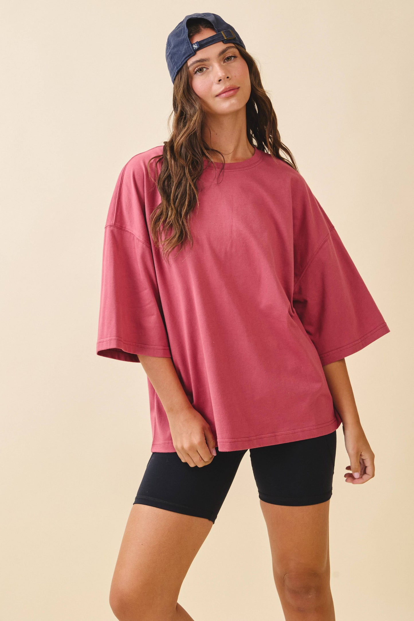 8480FN Oversized Everyday Cotton Tee