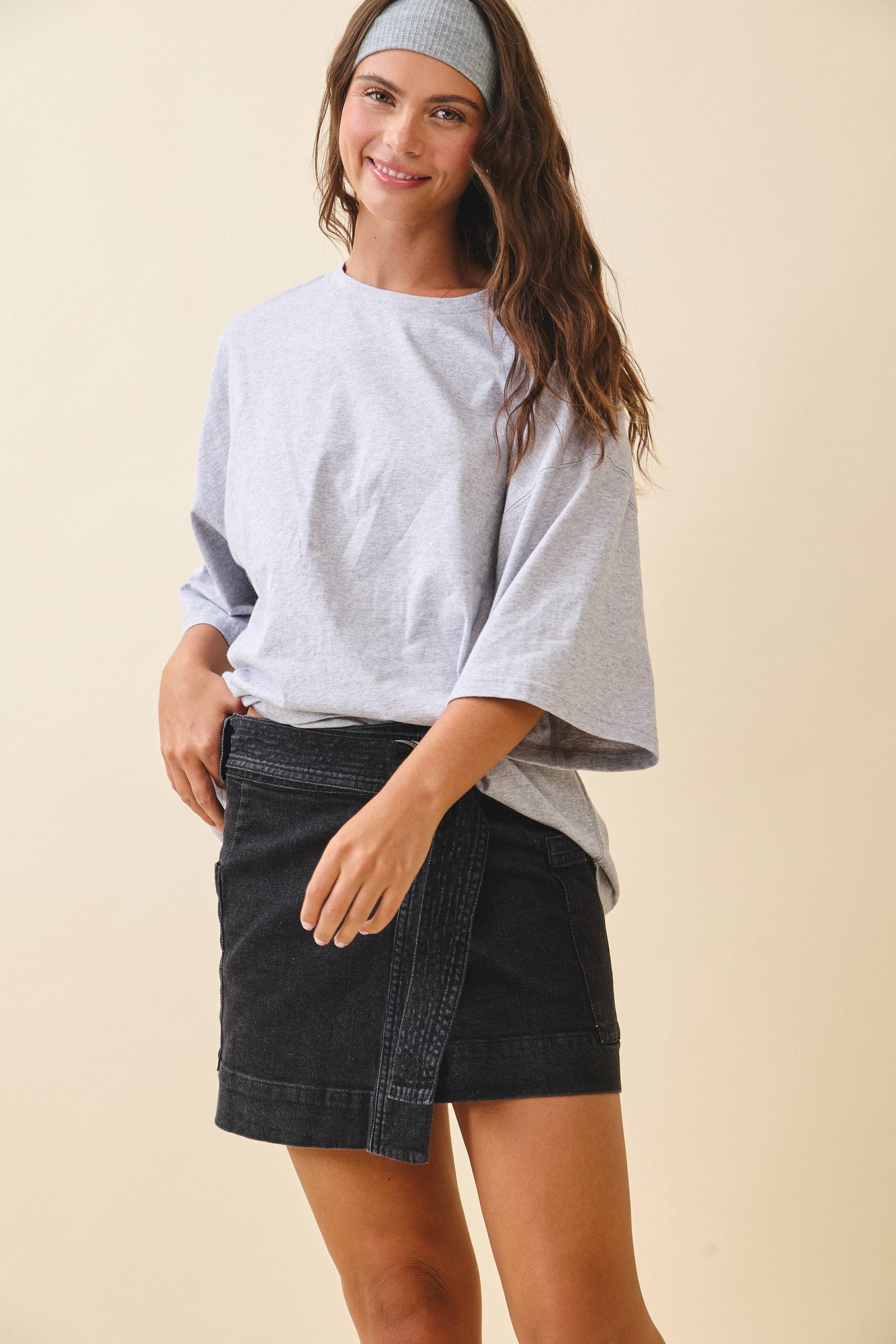 8480FN Oversized Everyday Cotton Tee