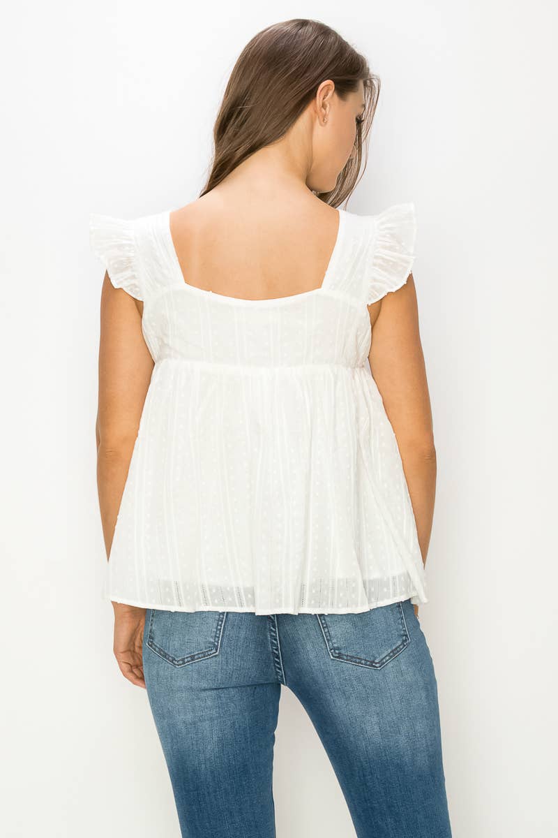 Baby Doll Ruffle Top